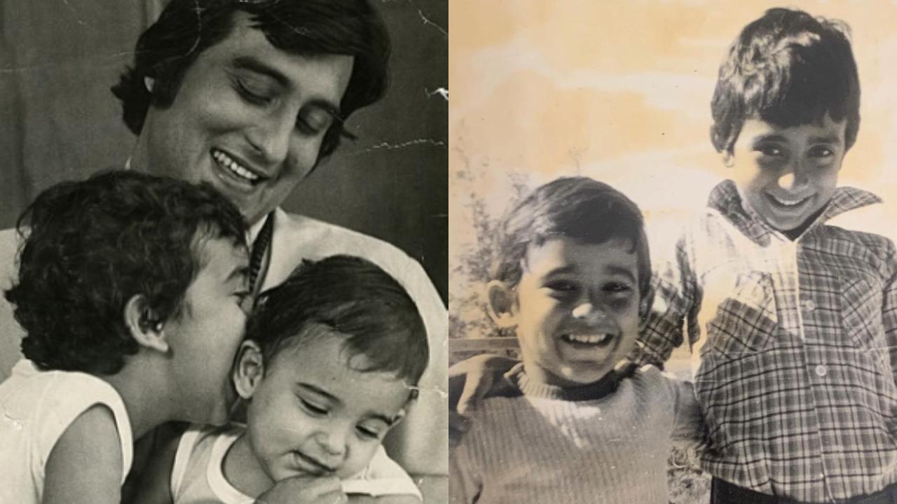 IN PHOTOS: Childhood pictures of Rahul and Akshaye Khanna with Vinod Khanna