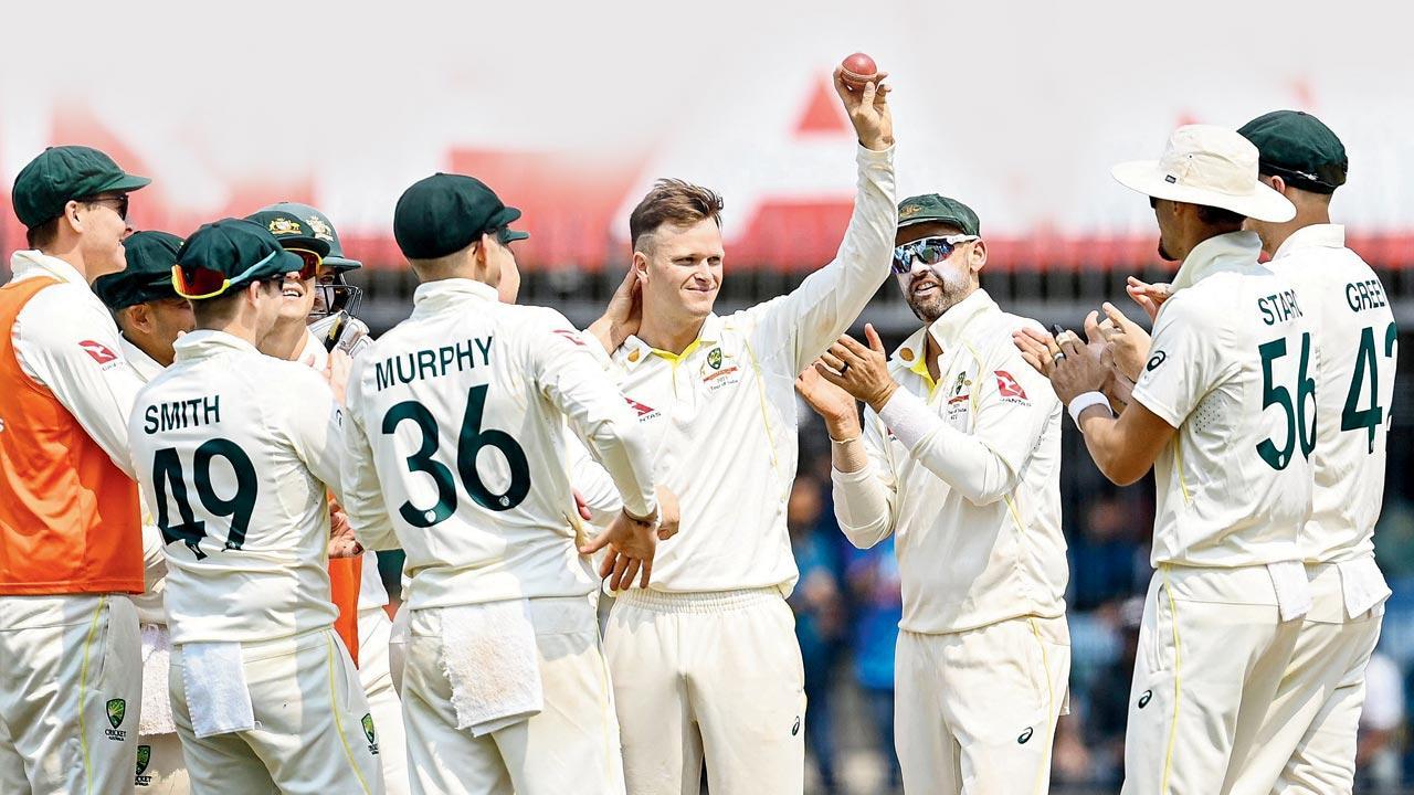 Ind vs Aus: Australia on top after Kuhnemann's maiden five-for amid spin carnage