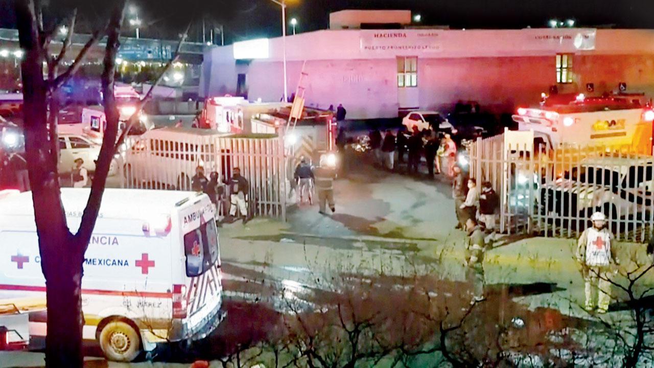 Dozens killed in fire at migrant facility in Mexico