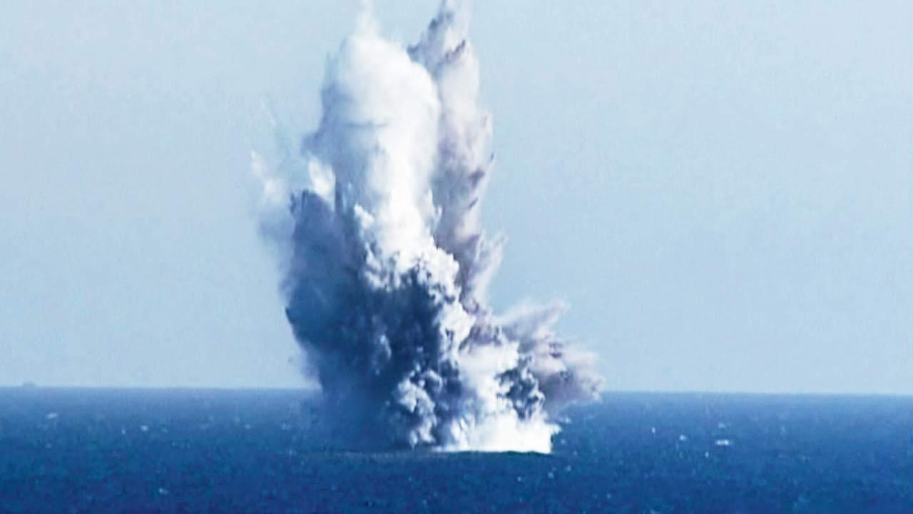 North Korea claims ‘radioactive tsunami’ weapon test at sea 