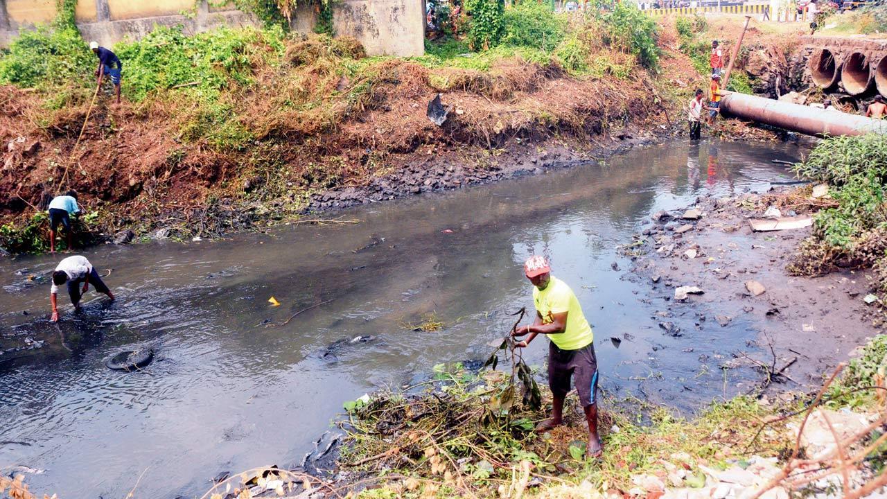 Nullah cleaning: 4 per cent done, 2 months to clear 96 per cent silt in Mumbai