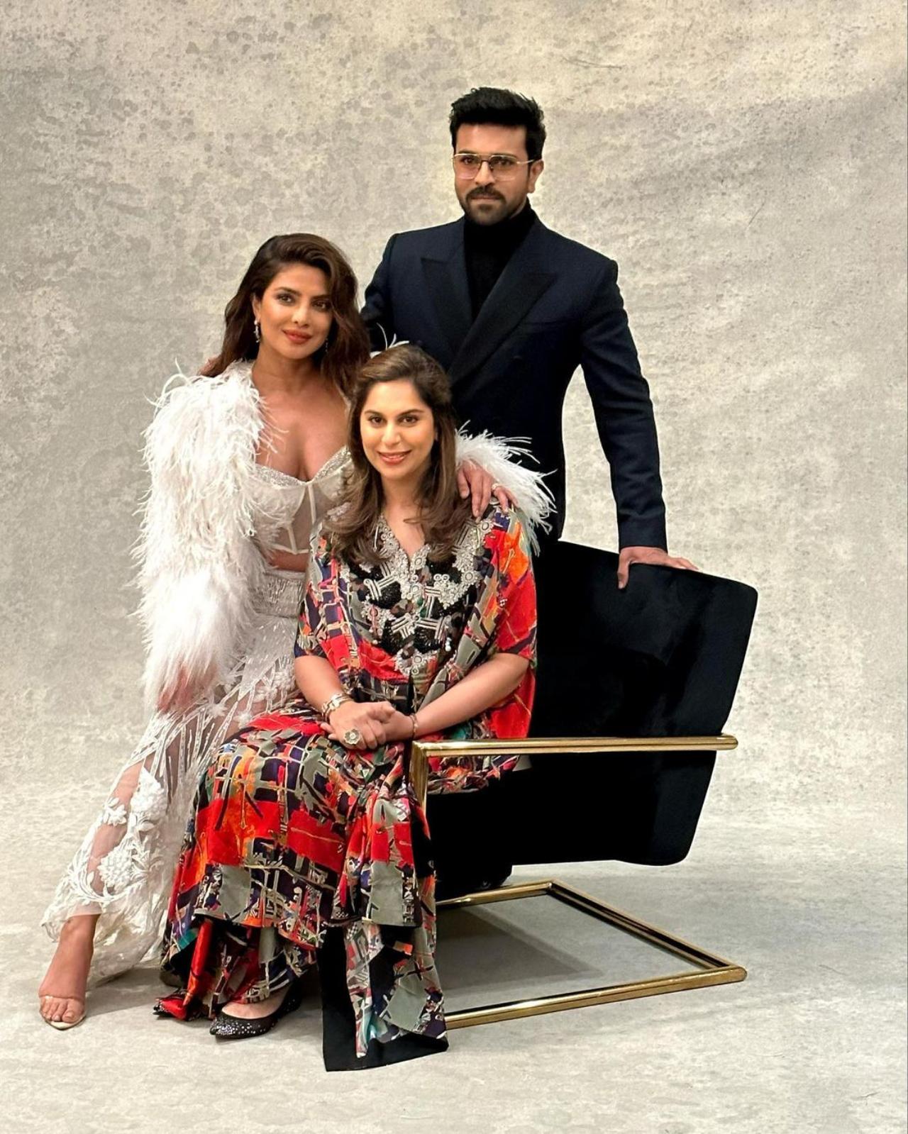 Ram Charan and his wife Upasana were also at the bash. Ram has been extensively promoting his film 'RRR' in the United States of America ahead of the Oscars. Recently, the film bagged multiple awards at the Hollywood Critics Association Awards