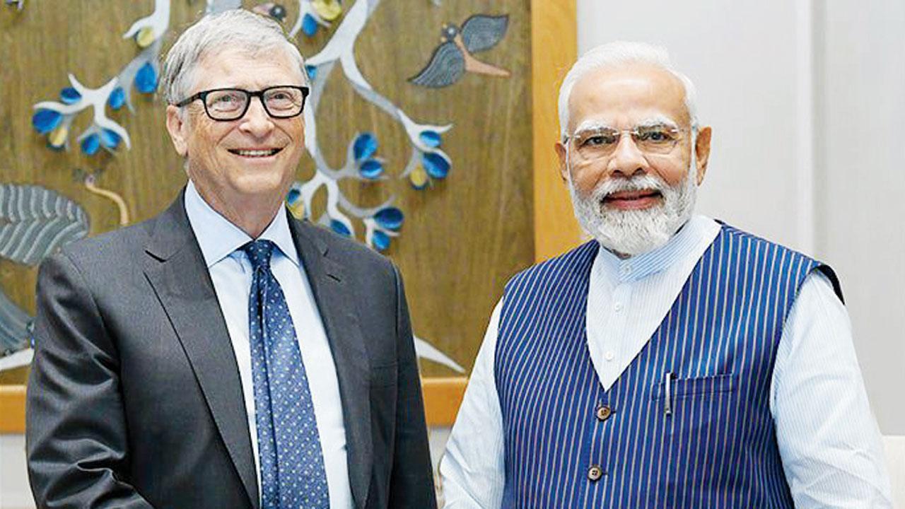 Indian Covid-19 vaccines saved lives in world, says Bill Gates
