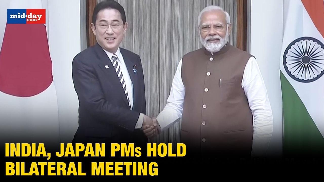 PM Modi holds bilateral meeting with Japanese Counterpart Fumio Kishida