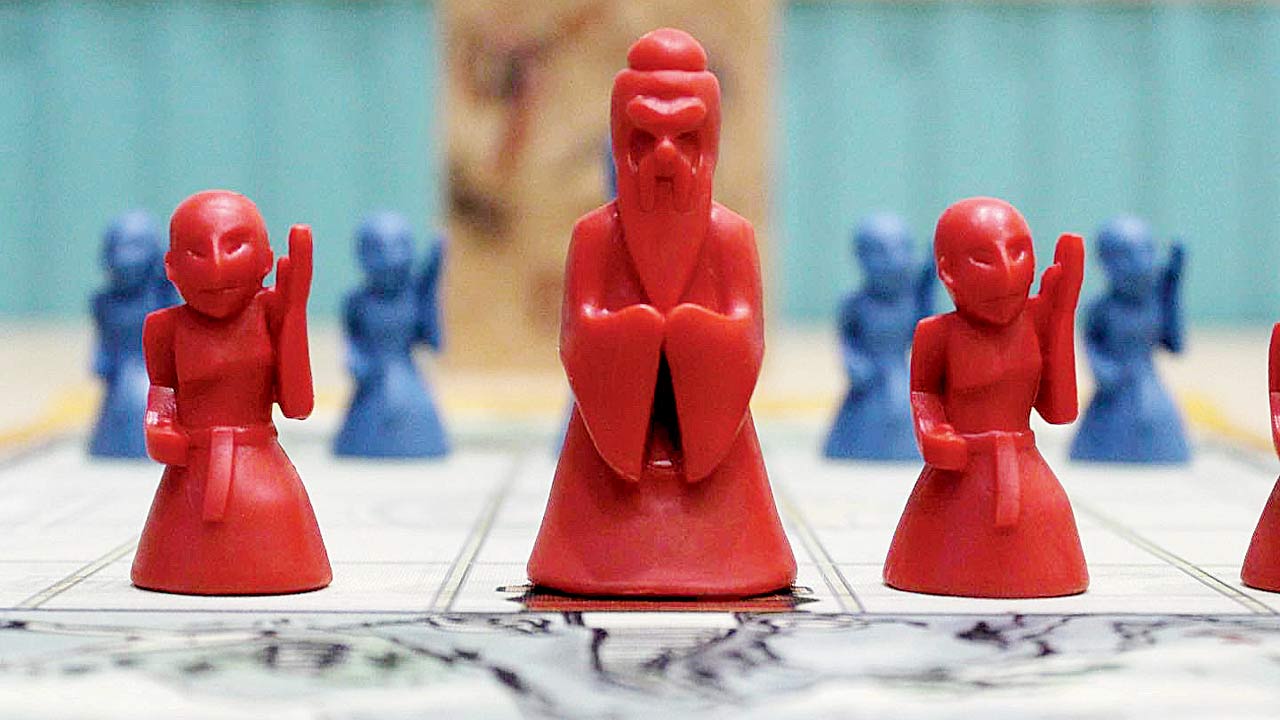 Tokens from a strategy game