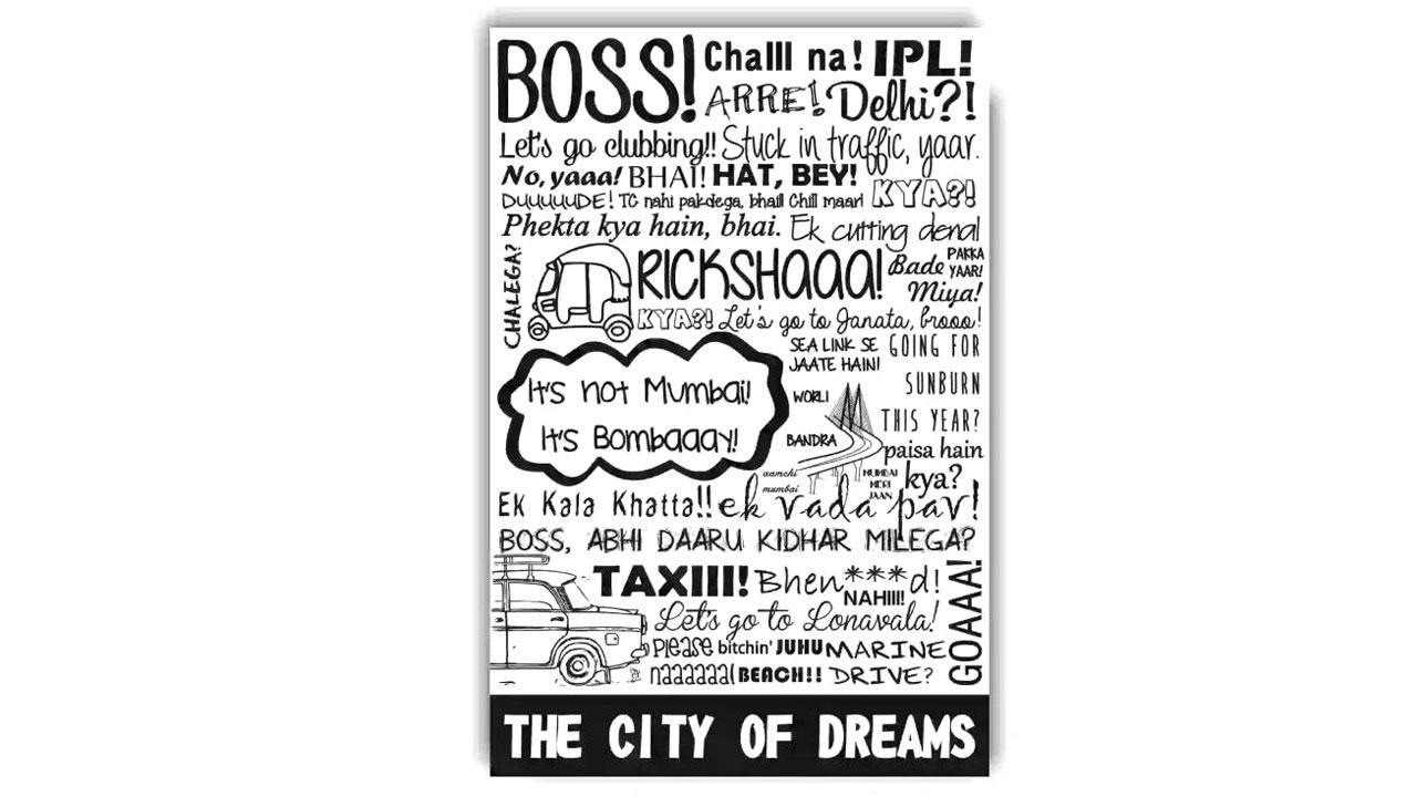 Love Mumbai? Add a bit of Bambaiya lingo to your walls with this quirky poster