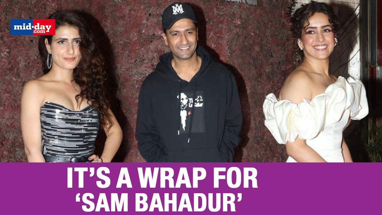 Sam Bahadur: Vicky Kaushal, Fatima, Sanya and others Attend Wrap Up Party