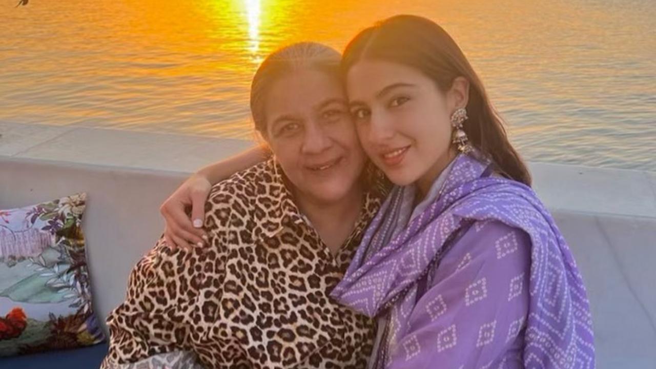 Sara Ali Khan – Bollywood actress Sara Ali Khan posted a stunning sunset picture with her mother Amrita singh captioning ‘Happy Women’s Day. All I aspire for is to be an iota of the woman you are.’
 