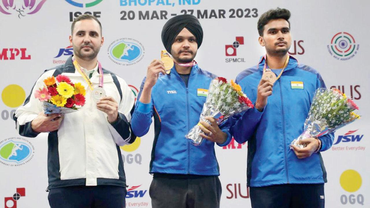 Sarabjot Singh hits bullseye, wins men’s air pistol gold at ISSF Pistol & Rifle World Cup