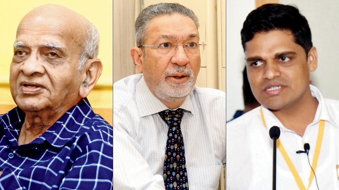 Jashwant B Mehta, Dr Quresh Maskati and Satish Kurpad