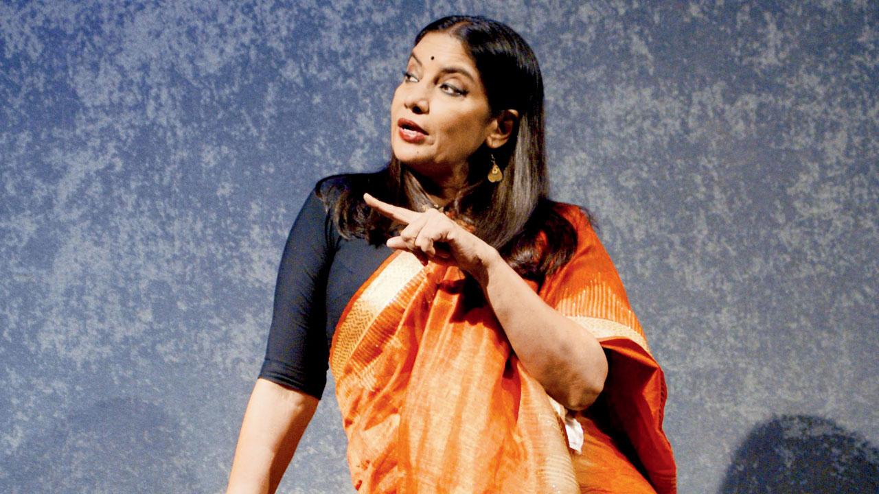 Shabana Azmi in the play