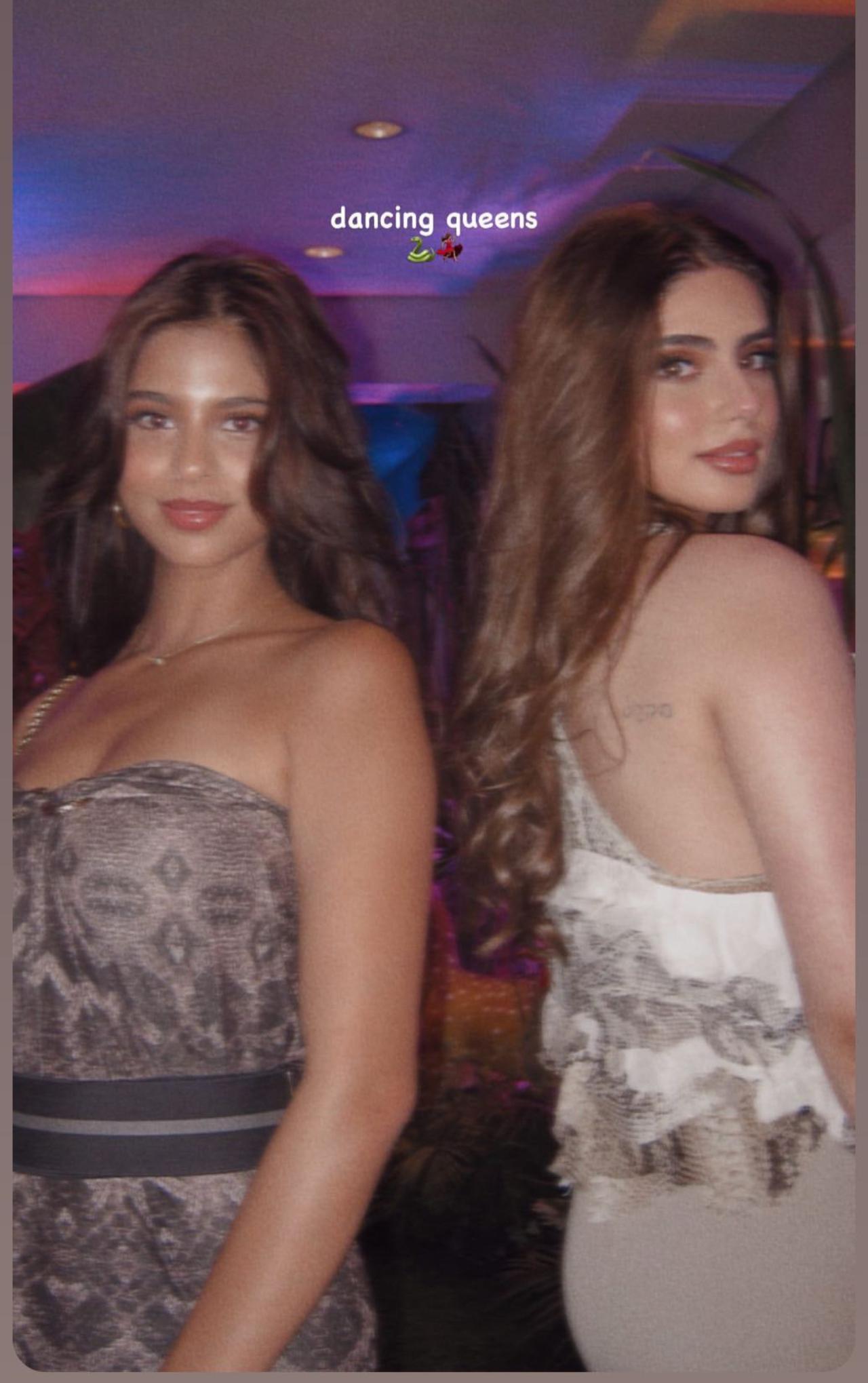 Suhana Khan re-shared a post by a friend where she is seen posing with the said friend. Her friend captioned the picture as 'dancing queens'