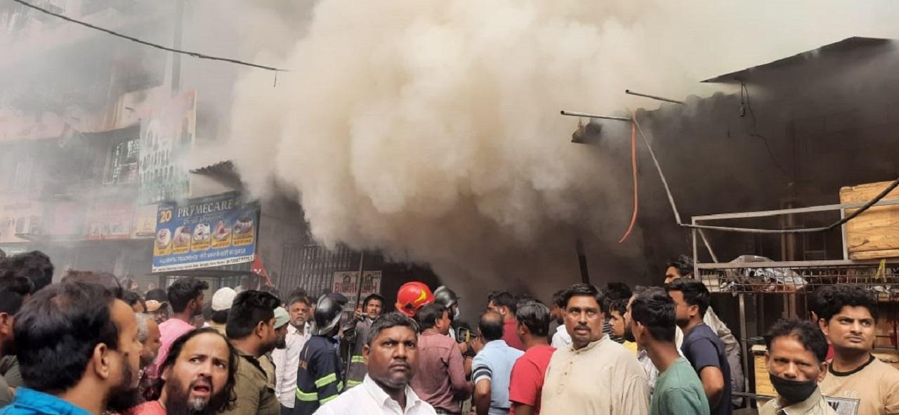 Sawant told PTI that the fire broke out in underground power cables near a hotel in Shil. 