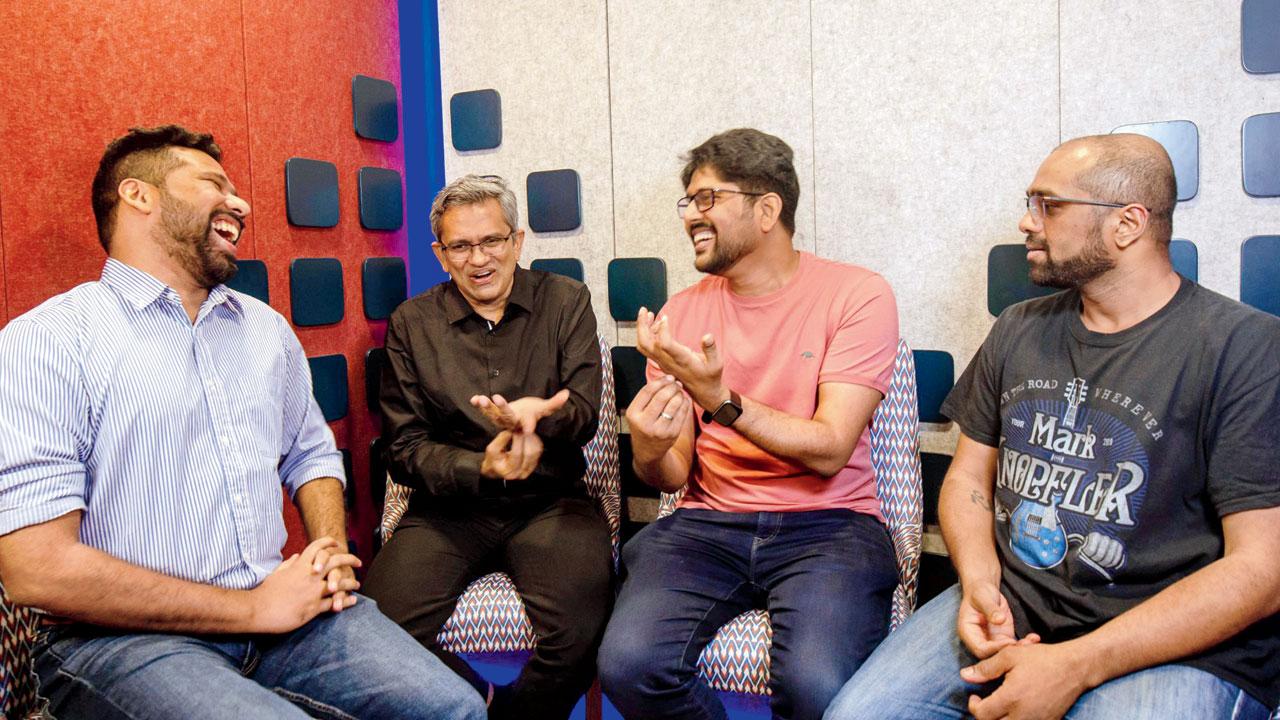 (From left) Tony Sebastian, Narendra Shenoy, Srikeit Tadepalli and Deepak Gopalakrishnan