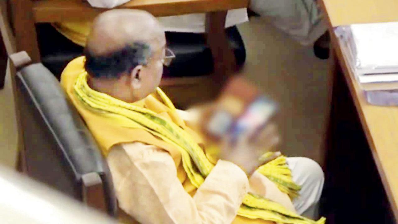 Tripura BJP MLA caught watching porn in Assembly