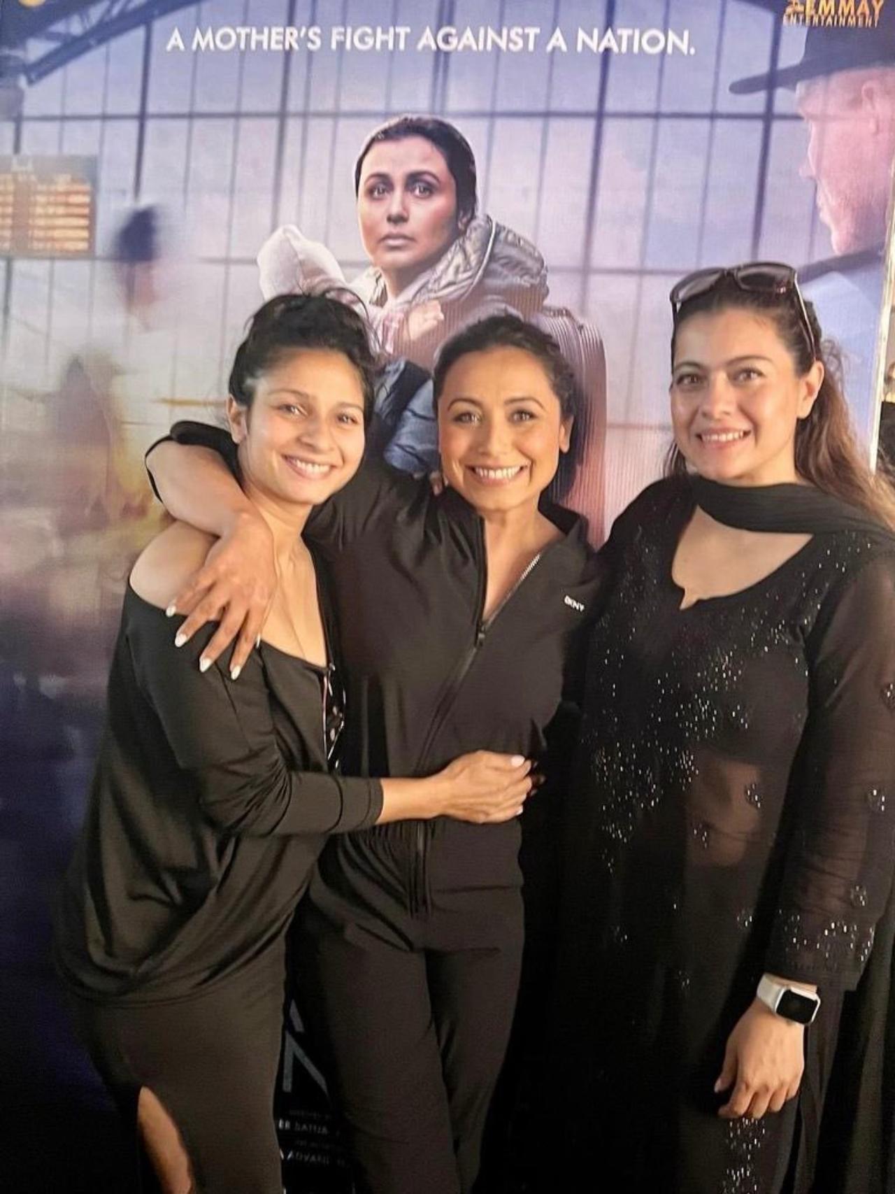 Tina and Anjali reunited for Mrs Chattejee! Kajol was all praise for her co-star and cousin Rani Mukerji post the screening of Mrs Chattejee vs Norway