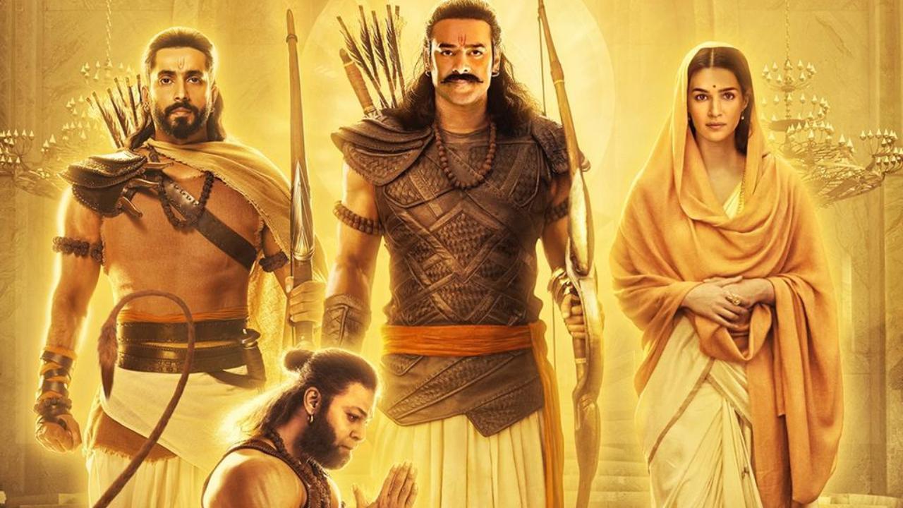 'Adipurush': On Ram Navami, makers drop new poster of Prabhas and Kriti Sanon's upcoming mythological drama, see! 'Adipurush': On Ram Navami, makers drop new poster of Prabhas and Kriti Sanon's upcoming mythological drama, see!