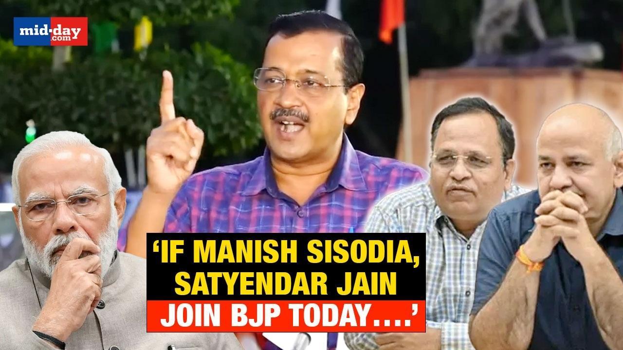 ‘If Manish Sisodia, Satyendar Jain Join BJP Today…’ Kejriwal Attacks PM Modi