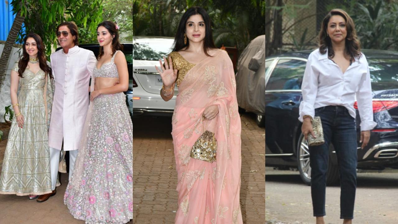 Celebrities at Alanna Panday's pre-wedding festivities