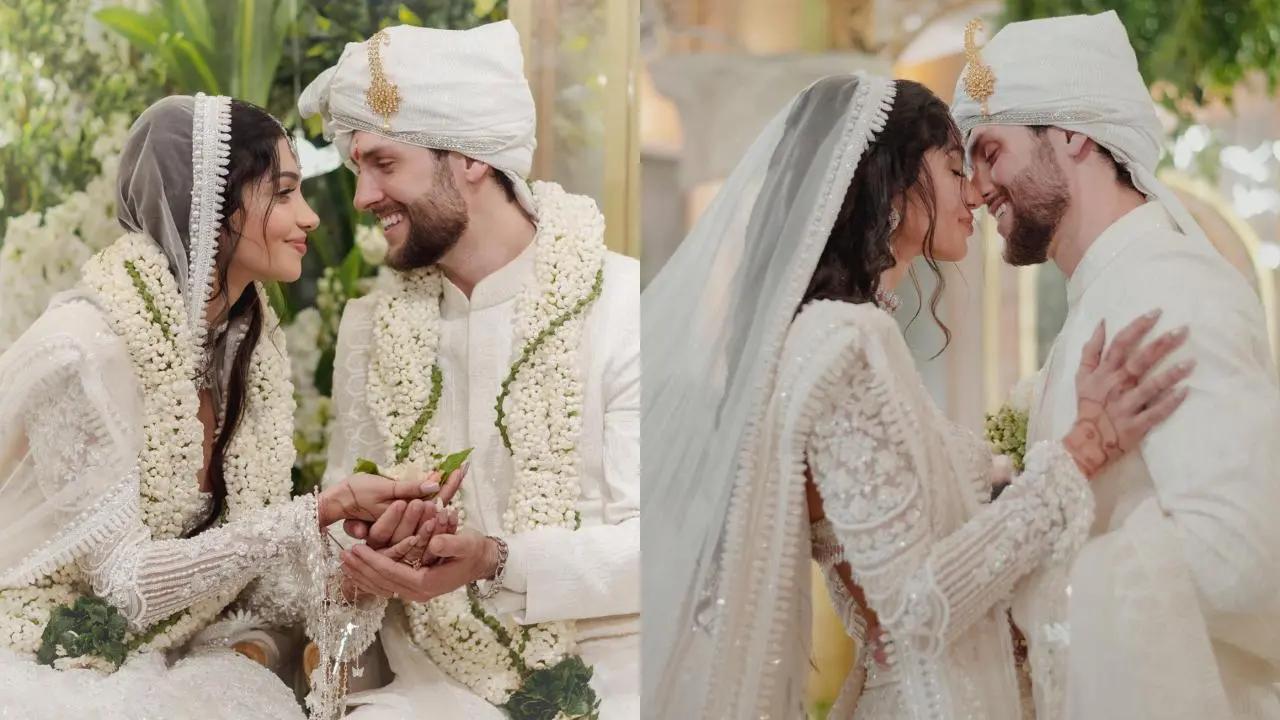 Actress Ananya Panday's cousin and social media sensation Alanna Panday had a dreamy wedding ceremony with longtime boyfriend Ivor. Read full story here
 