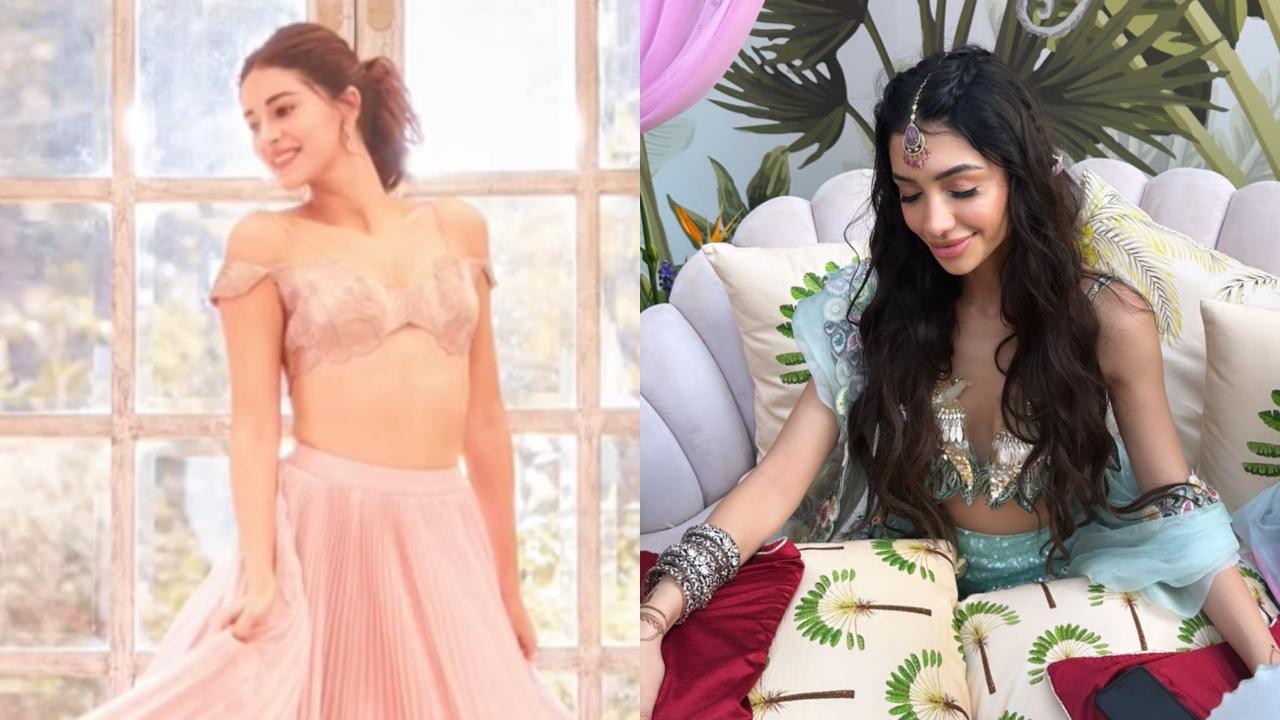 Ananya Panday shares inside pictures from cousin Alanna's mehendi ceremony