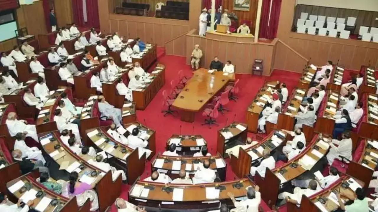 Noisy scenes in Assam assembly over class 10 question paper leak