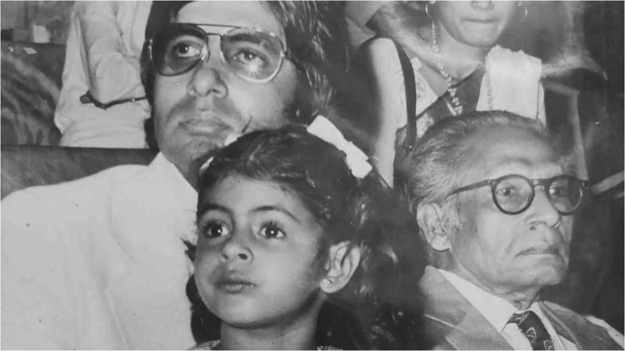Abhishek Bachchan shares picture of three generations of Bachchans