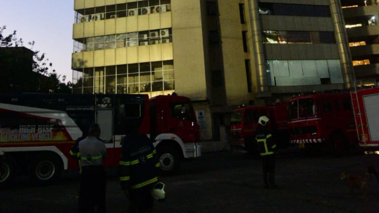 Mumbai: Fire breaks out at commercial building in Sion, operations underway