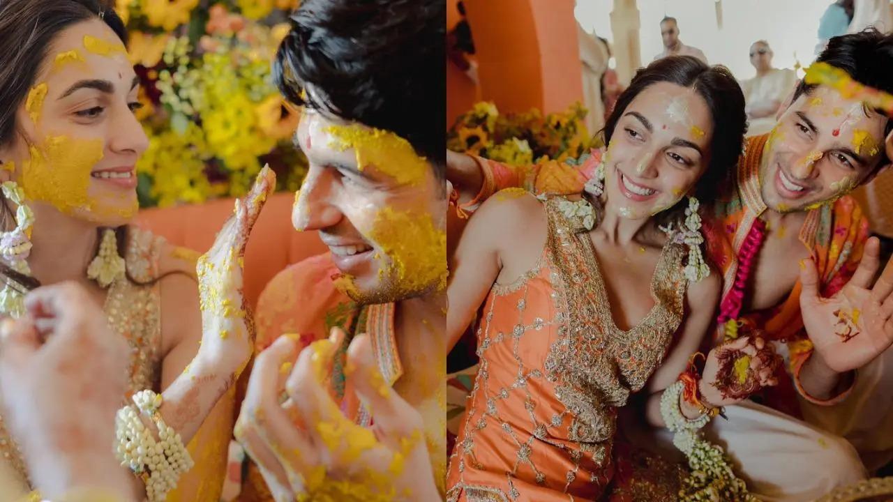 Instead of the regular pictures with 'gulaal' on the cheeks, Kiara shared pictures of the couple's haldi ceremony and captioned it 'Happy Holi from me and my love to you and yours'. Read full story here