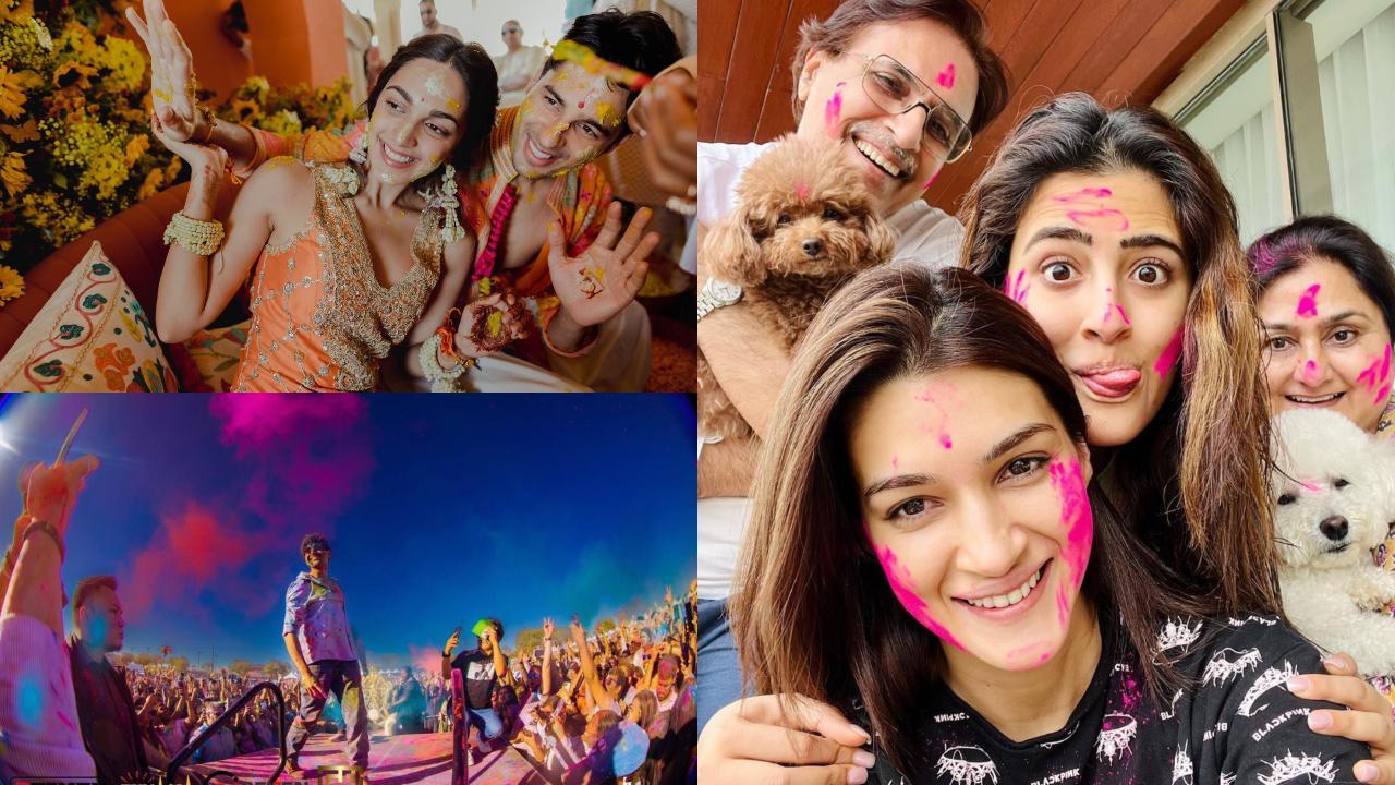 IN PHOTOS: From Kareena to Kriti, here's how the stars wished fans a Happy Holi