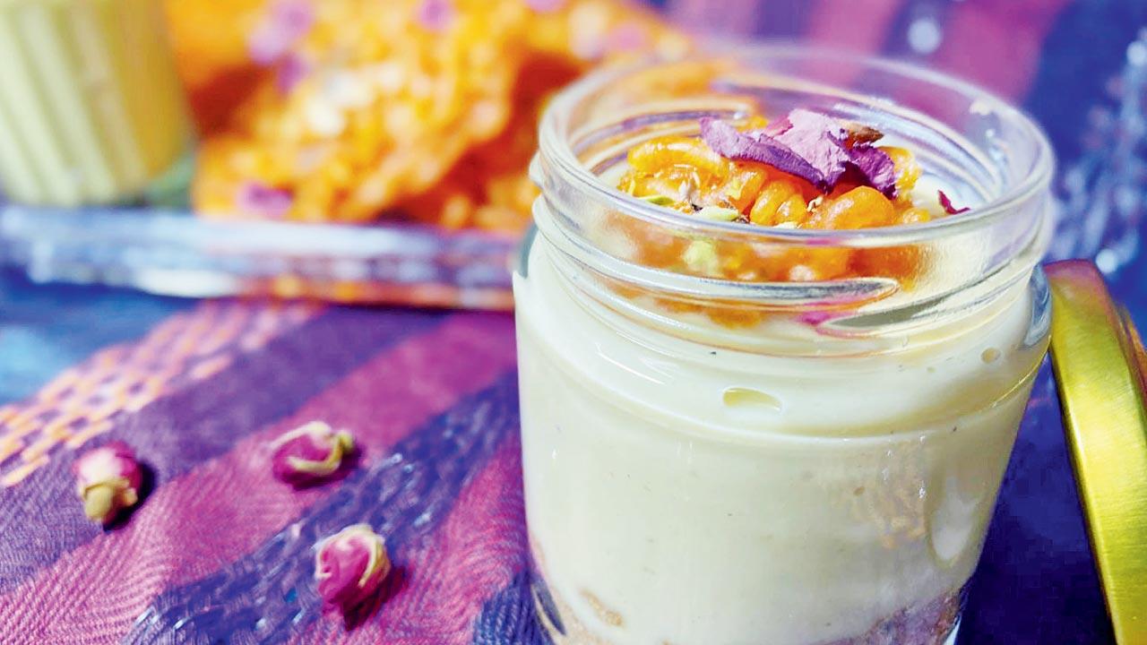 Thandai custard jar by Soneji