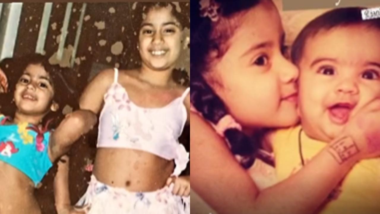 Khushi Kapoor wishes her 'forever partner' Janhvi Kapoor on birthday with childhood pictures