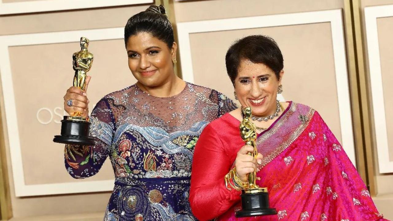 Oscar-winner Kartiki Gonsalves gets Rs 1 crore cheque from CM MK Stalin