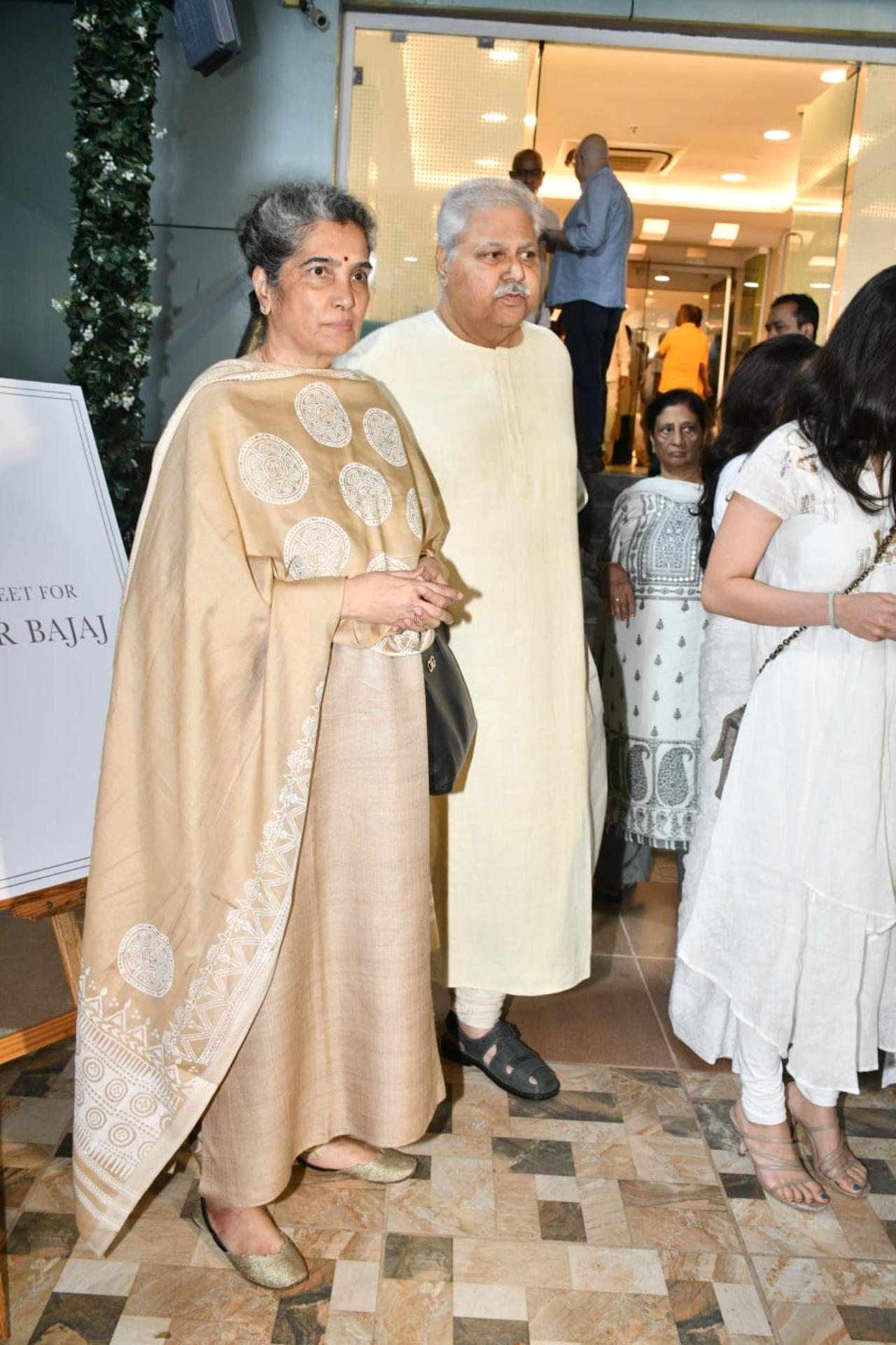 Satish Shah was also spotted at the prayer meet