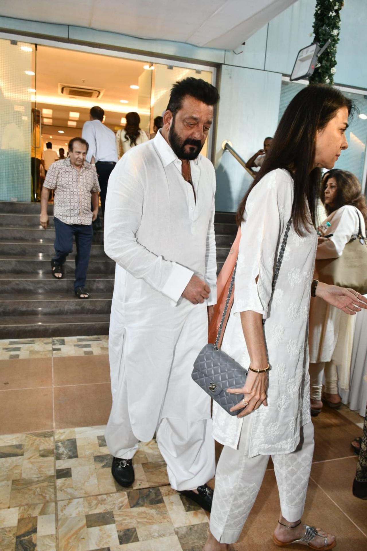 Actor Sanjay Dutt who has several projects in his kitty was also seen at the meet