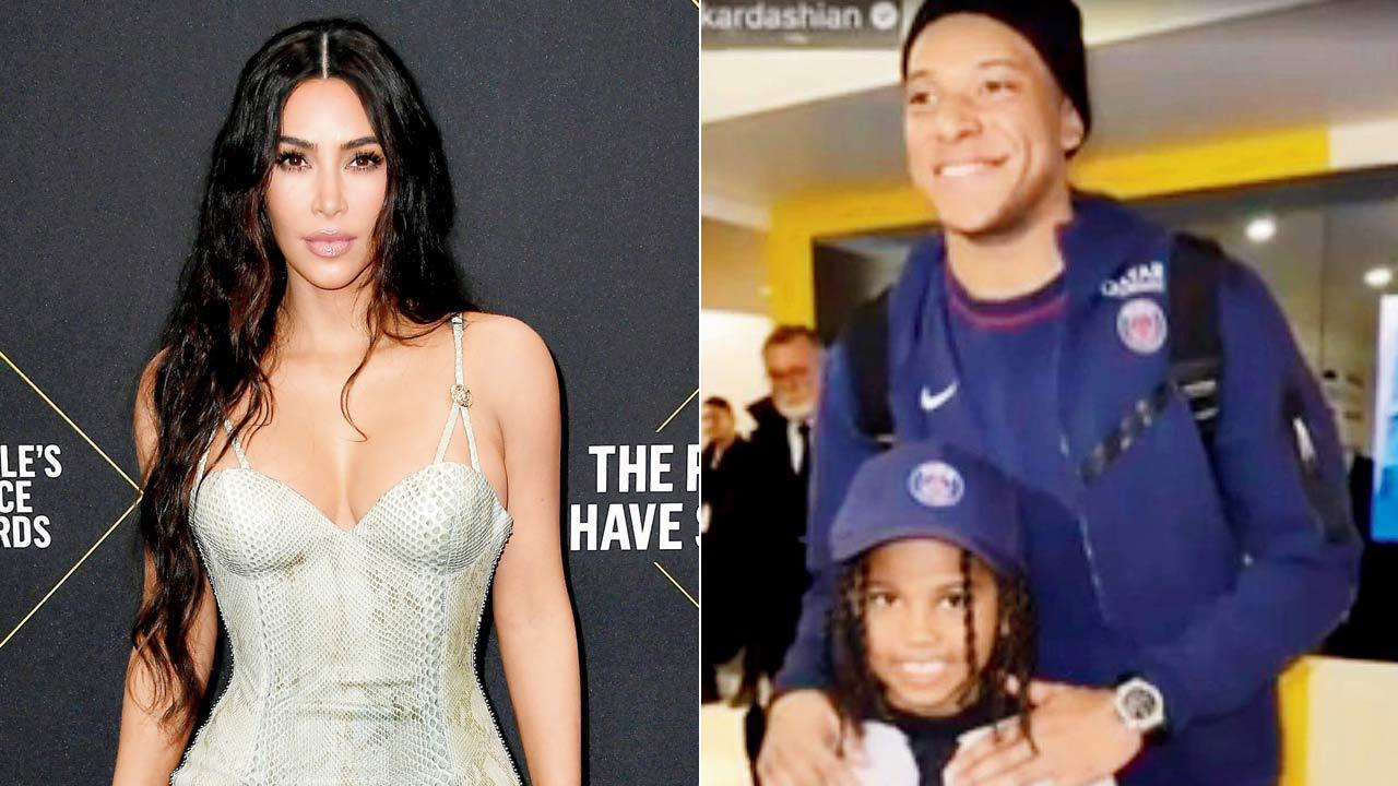 Kim Kardashian thrills son Saint by arranging PSG star Mbappe meet