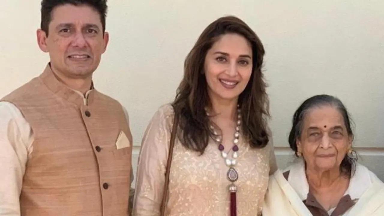 Madhuri Dixit's mother Snehlata Dixit has passed away. She was 90. The last rites will be performed in Mumbai on Sunday. Read full story here