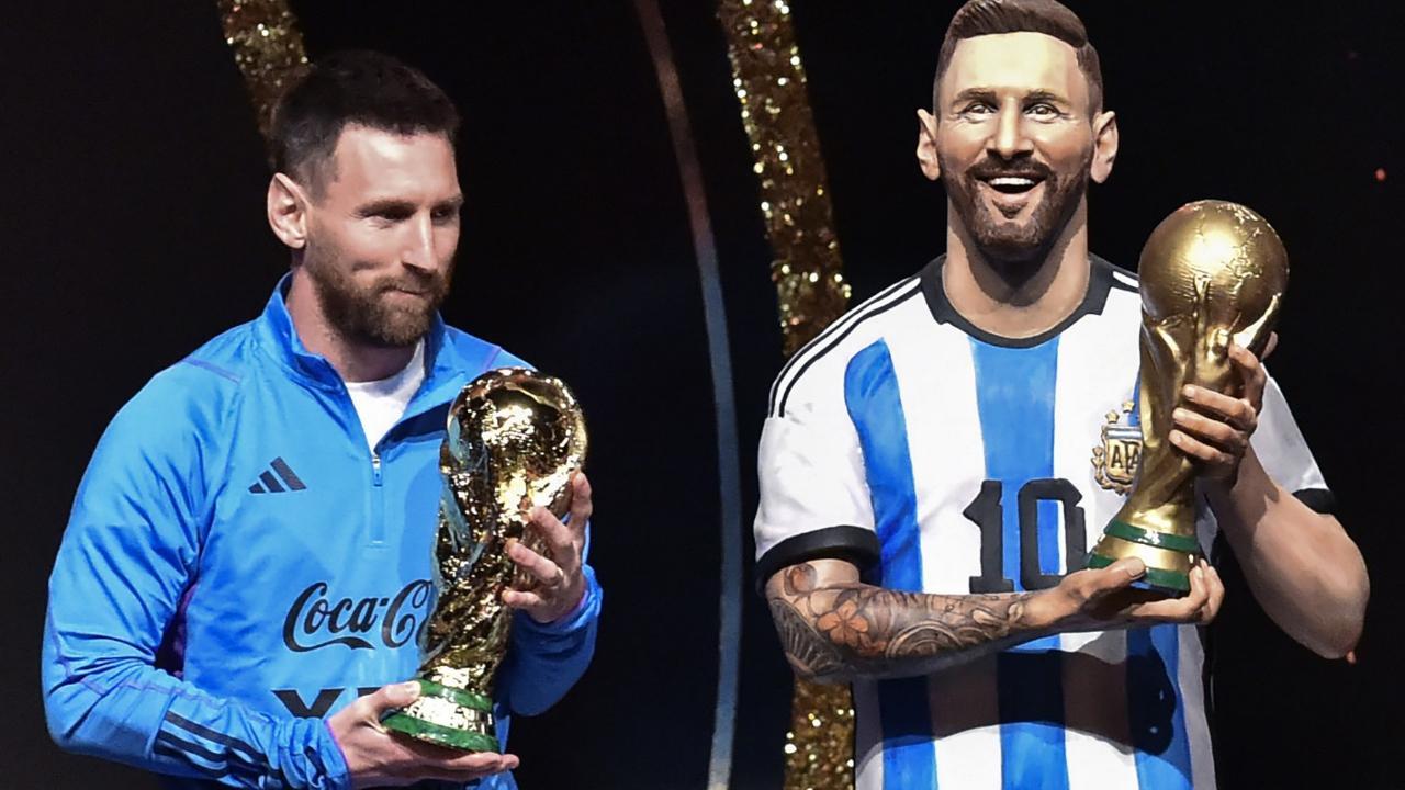 Lionel Messi honored with a statue at South America's soccer HQ