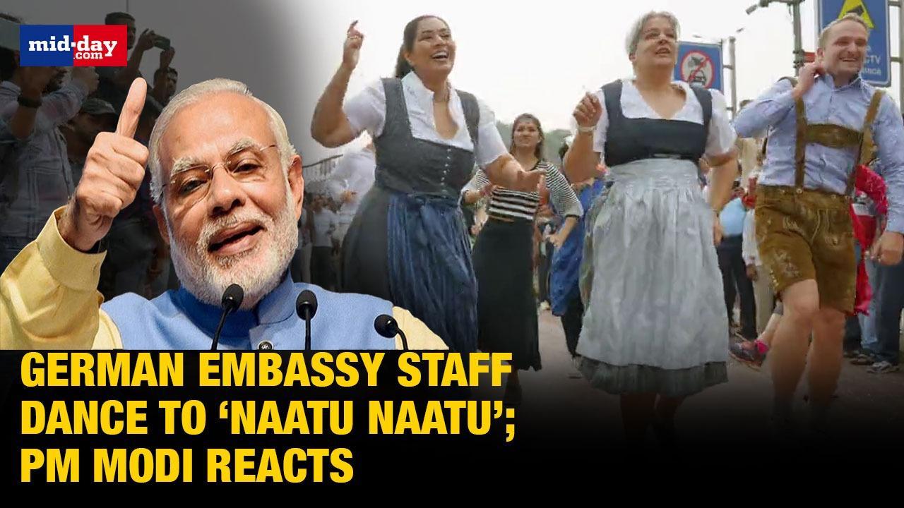 German Embassy staff grooves to Oscar-winning ‘Naatu Naatu’, PM Modi reacts