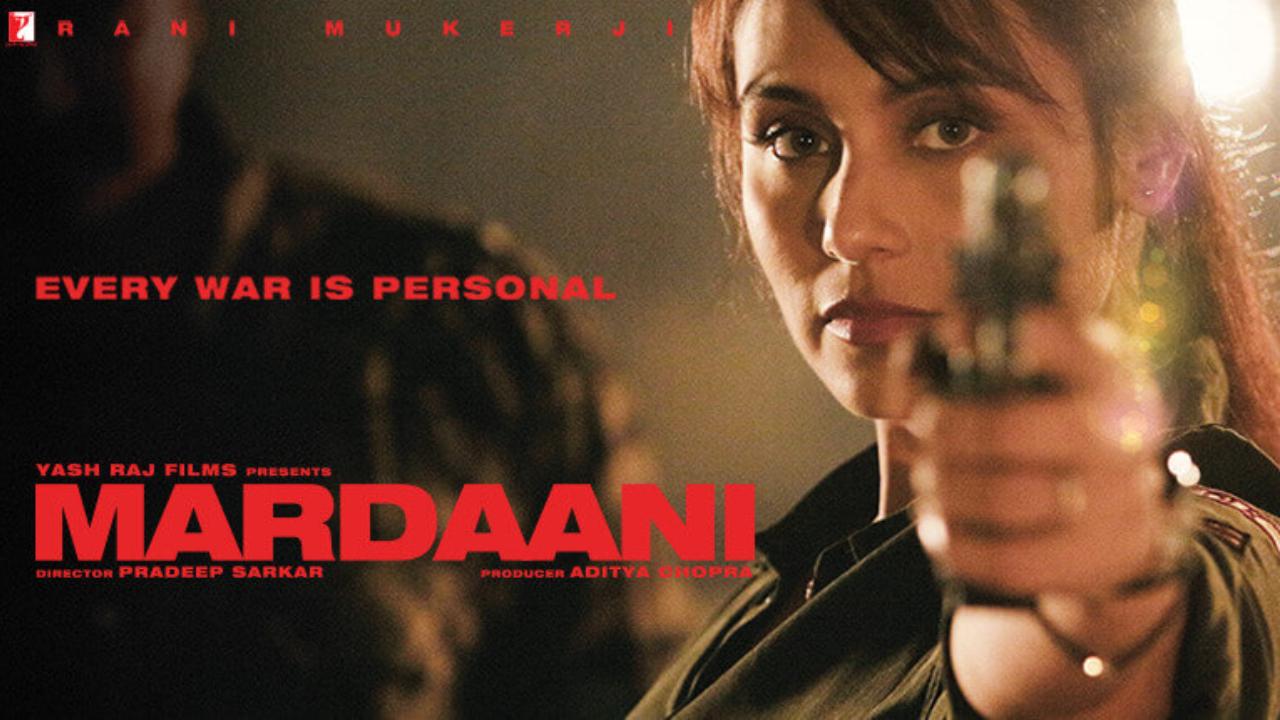 Mardaani - Mardaani is a 2014 Bollywood film directed by Pradeep Sarkar. It stars Rani Mukerji in the lead role as Shivani Shivaji Roy, a senior inspector of the Mumbai Crime Branch, who is tasked with investigating the case of a teenage girl who has gone missing. The film explores themes of human trafficking and child prostitution and sheds light on the harsh reality of these issues in India. The film's success also led to a sequel, Mardaani 2, which was released in 2019.
 