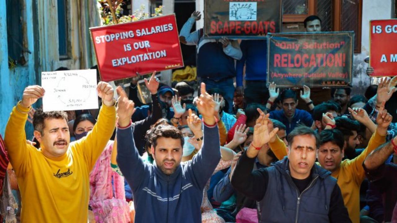 J&K: Reserved Category employees who fled Kashmir seeking relocation suspend strike