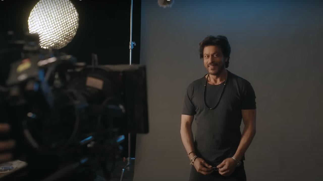 In a clip shared by Prime Video, SRK was seen talking to actor-comedian Bhuvan Bam in a promo, which revealed the release date. The clip shows SRK in front of the camera as 'Pathaan', deciding on the opening line. Read full story here