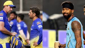 Defending champions Gujarat Titans vs four time winners Chennai Super Kings