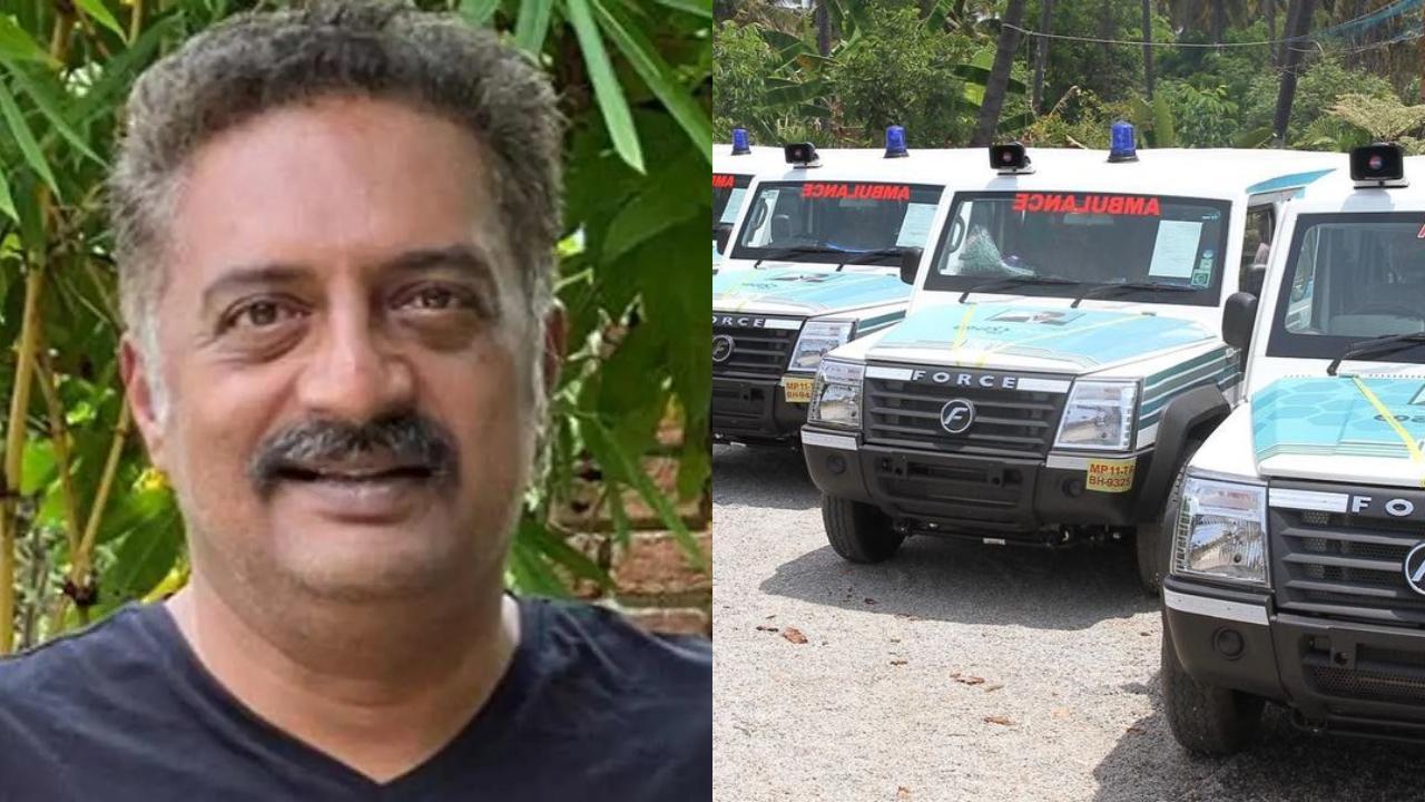 Prakash Raj announces phase 2 of Appu Express ambulance; Suriya, Chiranjeevi, Yash join him