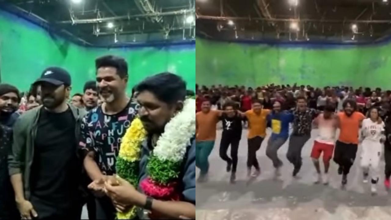 Prabhu Deva Sex Videos - Prabhu Deva and team groove to 'Naatu Naatu' to welcome Ram Charan on  'RC15' set; WATCH