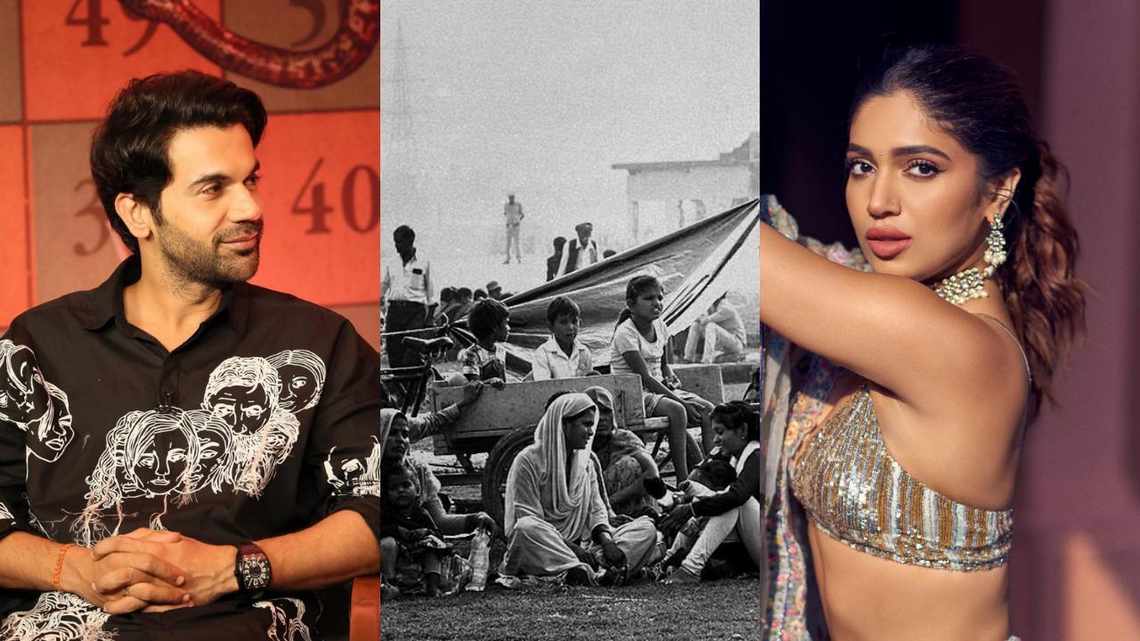 Rajkummar Rao and Bhumi Pednekar's black and white Instagram feed leaves everyone curious