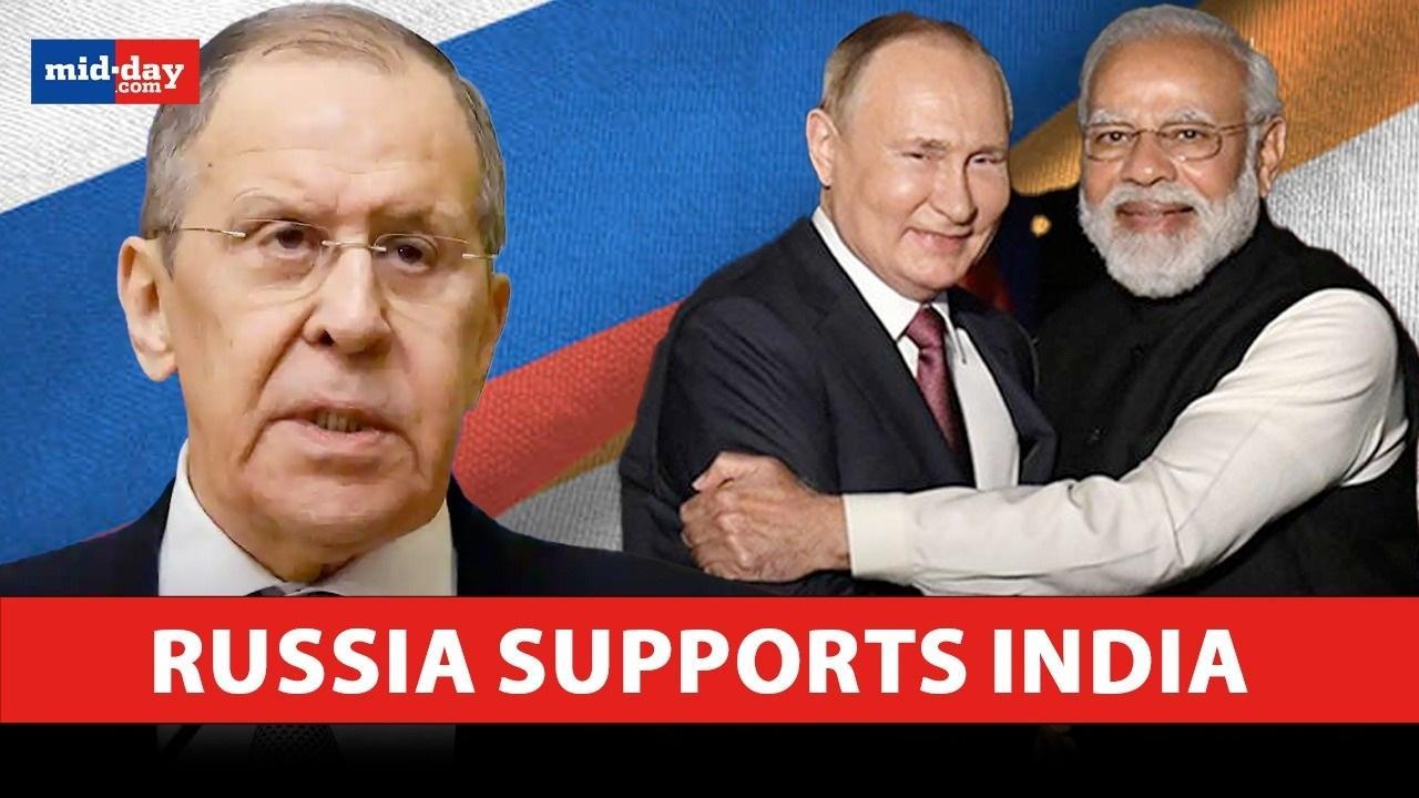 Russian Foreign Minister Sergey Lavrov arrives in India; Supports India