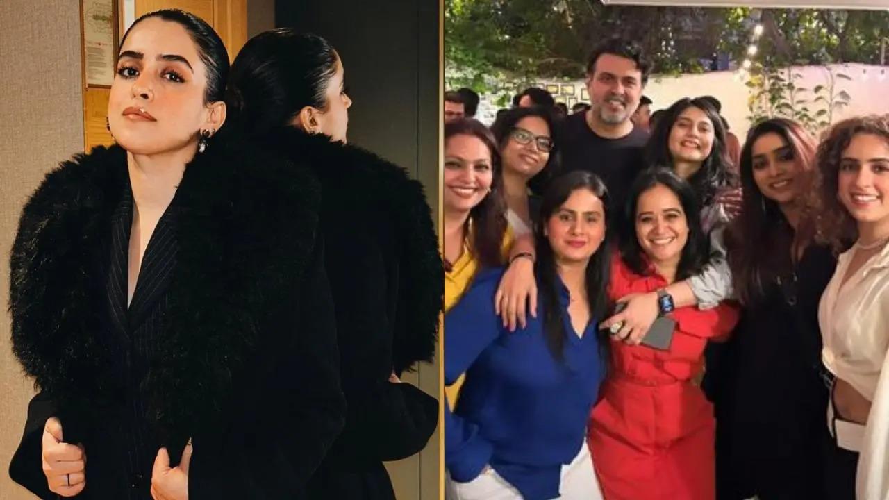 On Saturday, Sanya took to Instagram stories and treated fans with a couple of pictures from the wrap-up party. In the group photo, Sanya posed with Harman Baweja and Arati Kadav. Read full story here