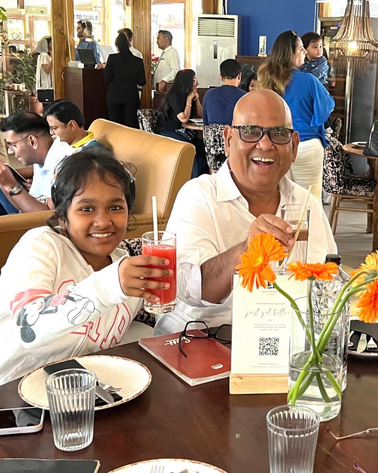 In an interview, Satish Kaushik said that he could not even mourn the loss of his son. He said that he was at the peak of his career and his work commitments kept him so busy that he did not get the space to process the death of his son. However, when he welcomed his daughter, he was a changed man as she stopped attending parties, became calmer and spent more time with his daughter