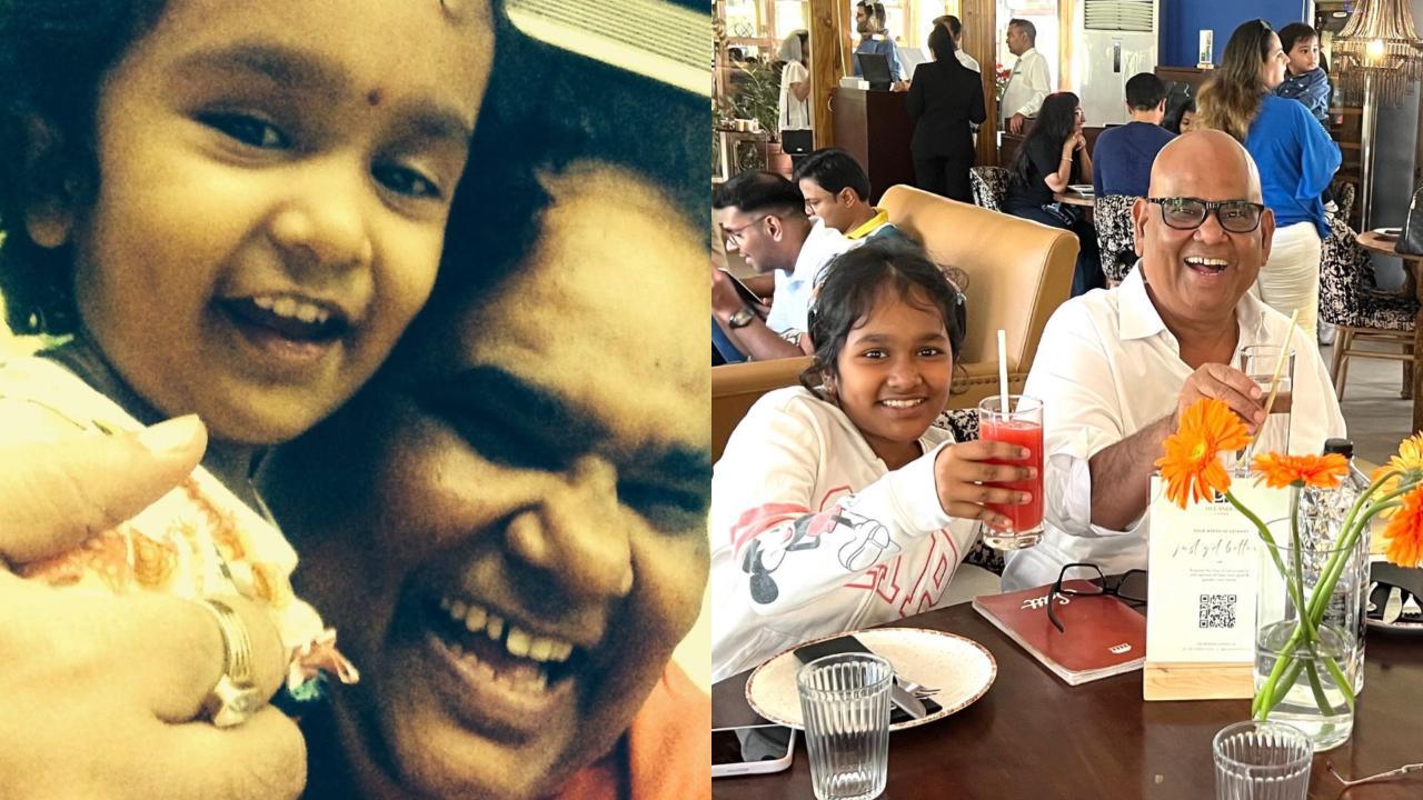 IN PHOTOS: Satish Kaushik's adorable moments with his 10-year-old daughter